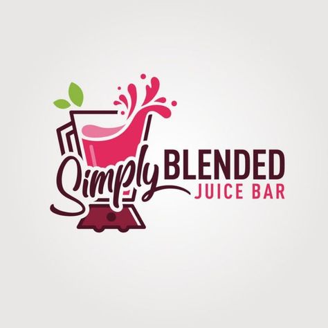 I will design an awesome juice bar logo Parlour Logo Design, Juice Bar Logo, New Business Names, Juice Bar Design, Juice Ad, Juice Logo, Spa Bar, Smoothie Bar, Bar Logo