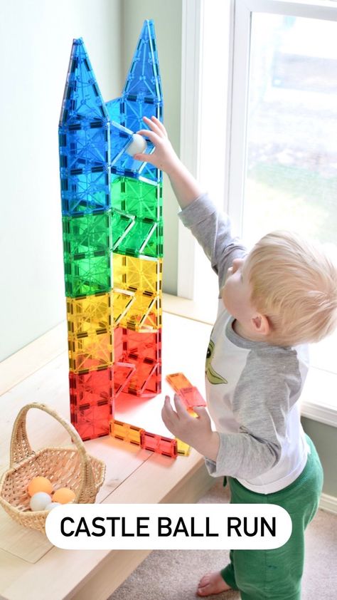 Magnetic Tile Marble Run, Magna Tile Ball Run, Magnet Tile Castle, Magnet Tiles Ball Run, Magna Tile Castle, Magnatiles Marble Run, Magnatile Marble Run, Magnetic Tiles Marble Run, Ball Run Magnetic Tiles