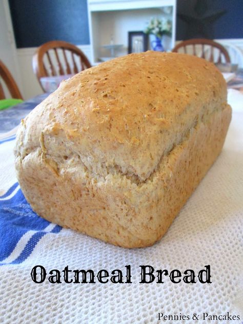 Oatmeal Bread Recipe, Bread Yeast, Loaves Of Bread, A Loaf Of Bread, Oatmeal Bread, Best Bread Recipe, Loaf Of Bread, Bread Bun, Bread Machine Recipes