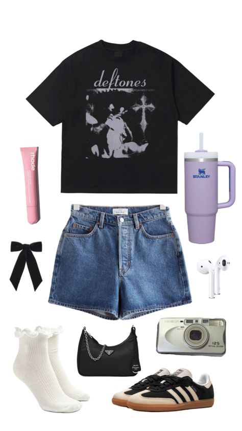 ☕️🖇️🎀 Rocker Outfits, Rocker Outfit, Cute Lazy Day Outfits, Korean Fashion Dress, Lazy Day Outfits, Edgy Outfits, Fitness Inspo, Rocker, Everyday Fashion