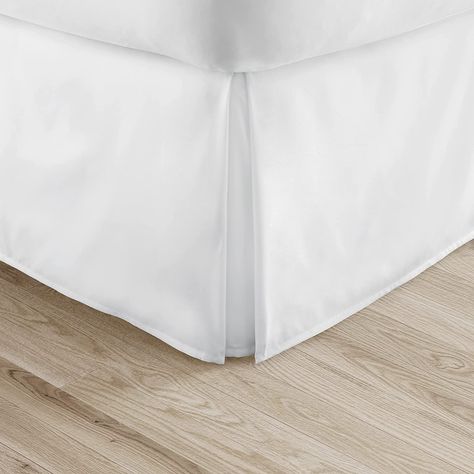 Amazon.com: Linen Market Pleated Bed Skirt, Queen, Light Gray : Home & Kitchen All White Bed, Ruffle Bed Skirts, Twin Xl Bedding, White Bed, Bed Skirts, Buy Linen, Dust Ruffle, Ruffle Bedding, California King Bedding