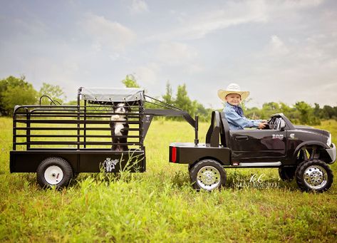 Flatbed Truck & 4' Half-Top Set | Cowboy Trailer Sales | Providing the quality you expect and the service you deserve Outdoor Baby Toys, Country Babies, Baby Trucks, Kids Power Wheels, Western Baby Clothes, Country Baby Boy, Flatbed Truck, Western Baby, Western Babies