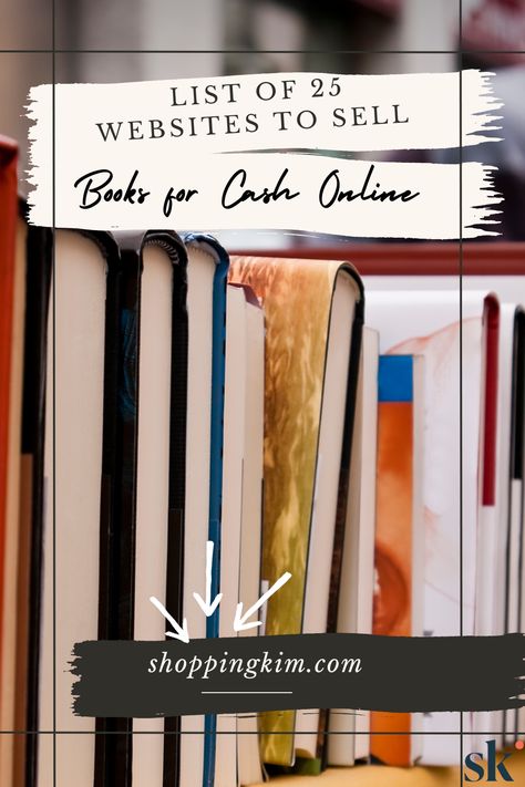 Looking to turn your old books into cash? 💸📚 Check out these 25 websites where you can easily sell books online and make money! Sell Books For Cash, Selling Books On Amazon, Sell Books On Amazon, Sell Books Online, Sell Books, List Of Websites, Books On Amazon, Selling Books, Kids Books