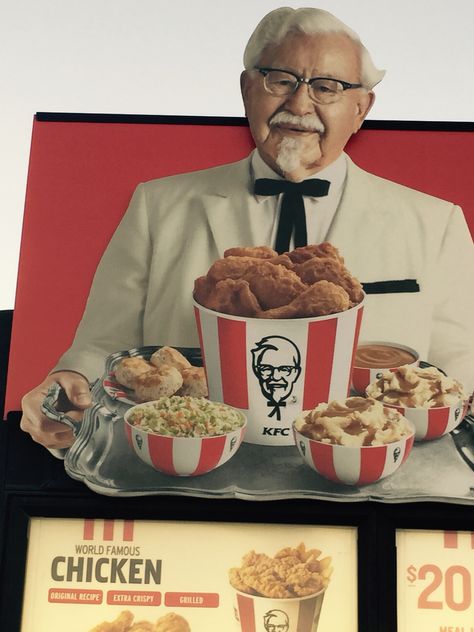 I never realized Colonel Sanders was Asian? Colonel Sanders, Original Recipe, Fried Chicken, Sanders, Chicken, Humor, Humour