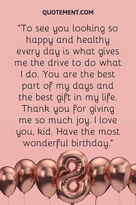 Birthday Wishes Girl, Granddaughter Quotes, Cute Birthday Wishes, Birthday Wishes For Kids, Birthday Quote, Birthday Prayer, 8 Birthday, Birthday Wishes For Daughter, Happy 8th Birthday