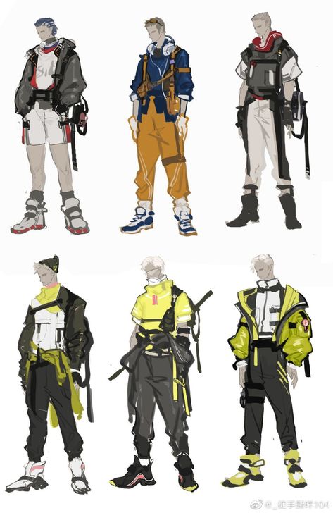 Cyberpunk Clothes, Character Model Sheet, Character Model, Cyberpunk Aesthetic, Model Sheet, Cyberpunk Fashion, Arte Cyberpunk, Cyberpunk Character, Design Animation