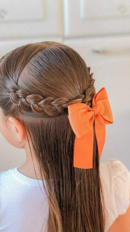 Cute & Easy 2024 Kids Hairstyles: Braids, Bows, and Natural Hair Trends Cute Hairstyle For Girl Kid, Thanksgiving Hairstyles For Toddlers, Cute Hairstyles For Girls Kids 10-11, Kids Half Up Hairstyles, Thanksgiving Kids Hairstyles, Easy Thanksgiving Hairstyles For Kids, Wedding Hairstyles For Toddler Girl, Kids Thanksgiving Hairstyles, Cute Hairstyles For Little Kids Easy