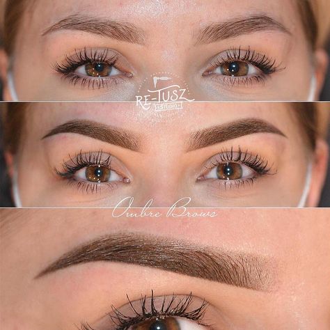 Eyebrow Ombre Shading, Shading Brows Permanent, Pmu Ombre Brows, Brow Shading Tattoo, Ombre Tattoo Eyebrows, Eyebrow Shading Tattoo, Eyebrows Tattoo Microblading, Ombré Tattoo, Ombre Eyebrows Microblading