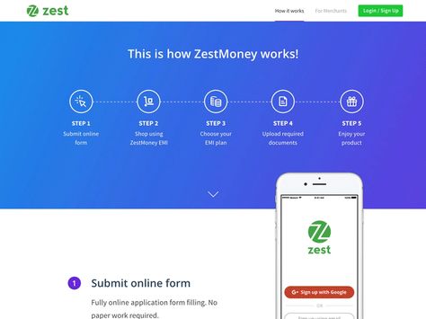 ZestMoney Animation - How it works by Vivek Singh How It Works Ui Design, Pattern Examples, Vivek Singh, Animation Inspiration, Ui Design Website, Timeline Design, Online Application Form, Web Designs, Online Application