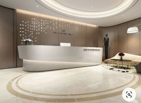 Office Interior Design Luxury, Reception Counter Design, Entryway Decorating, Office Reception Design, Dental Office Design Interiors, Hotel Lobby Design, Spa Reception, Lobby Interior Design, Reception Desk Design