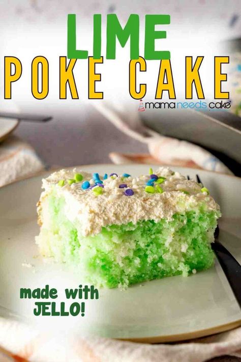 Yummy Spring Desserts, Lime Poke Cake, Best Birthday Cake Recipe, Deserts Easy, Spring Dessert, Poke Cake Recipes, Spring Desserts, Delectable Desserts, Mix Recipes