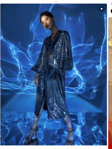 Jellyfish Fairy, Crystal Jellyfish, Adekunle Gold, Photoshoot Studio, Concept Clothing, Blue Backdrops, Studio Photoshoot, Fashion Photography Inspiration, Travel Dress