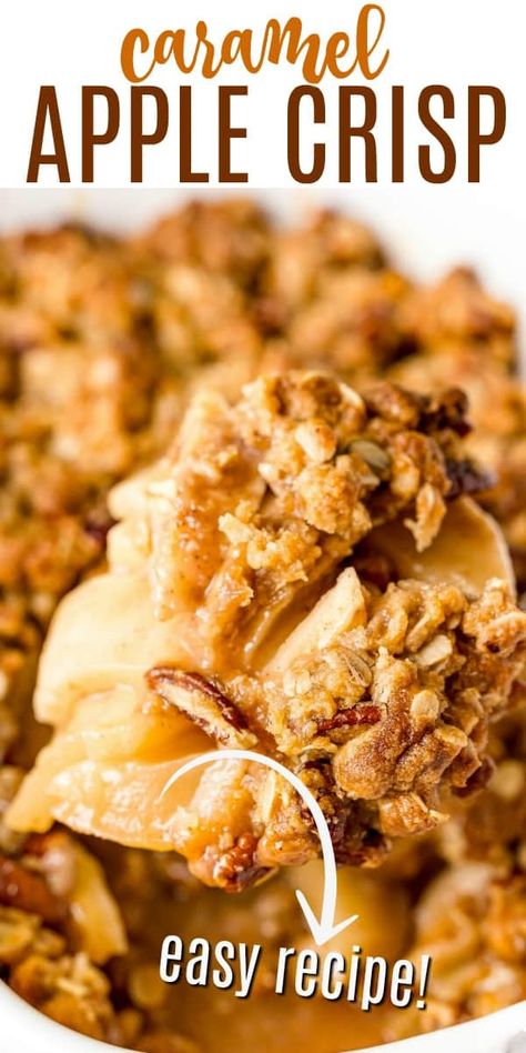 Granny Smith Apples Recipes, Easy Apple Crisp, Caramel Apple Crisp, Best Apple Crisp, Easy Apple Crisp Recipe, Sliced Apples, Apple Crisp Recipe, Apple Crisp Easy, Apple Recipes Easy