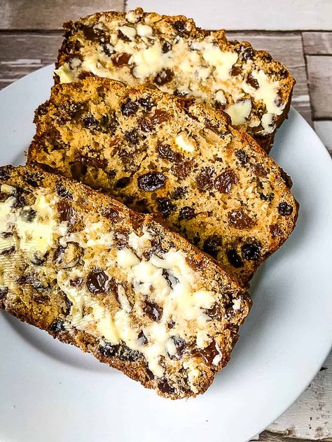 Healthy Slice Recipe, Christmas Loafs, Flavoured Bread, Fat Free Cake Recipes, Fruit Loaves, Tea Loaf Recipe, Fat Free Cake, Recipe Gifts, Fruit Cake Recipe Easy