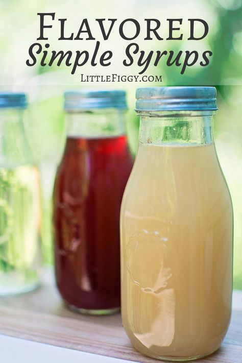 Syrup For Drinks, Homemade Syrups, Soda Stream Recipes, Simple Syrups, Sweet Sauces, Soda Syrup, Diy Easy Recipes, Simple Syrup Recipes, Homemade Syrup