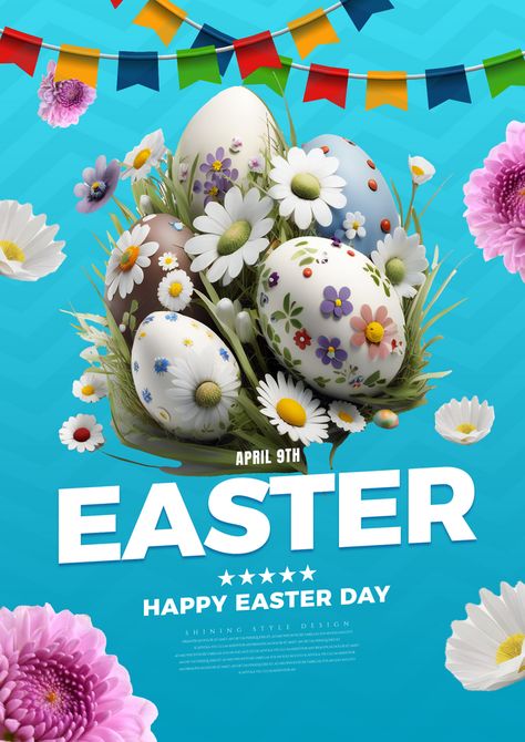 easter egg 3d cartoon eggs festival poster#pikbest#templates Vegan Advertising, Workshop Poster Design, Easter Egg Cartoon, Easter Cartoons, Easter Poster, Bunny Poster, Social Media Advertising Design, Poster Psd Free Download, Poster Psd