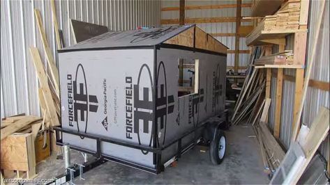 Micro Homes, Camping Trailer Diy, Homemade Camper, Off Grid House, Tiny Home On Wheels, Tiny House Talk, Tiny House Builders, Tiny Camper, Micro Camper