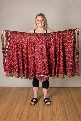 Long Wrap Skirt Outfit, Wrap Around Skirt Outfit, Wrap Skirt Diy, Wrap Skirt Tutorial, Wrap Skirt Outfit, Magic Wrap Skirt, Double Layer Skirt, Wrap Skirt Pattern, Magic Skirt