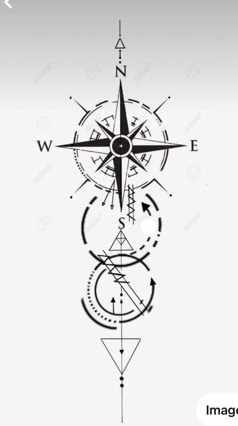 Compass Tattoo Stencils For Men, Long Compass Tattoo, Realistic Compass Tattoo Design, Wilderness Compass Tattoo, Compass With Map Tattoo Design, Travel Tattoo Ideas, Ma Tattoo, Travel Tattoos, Passport Stamps