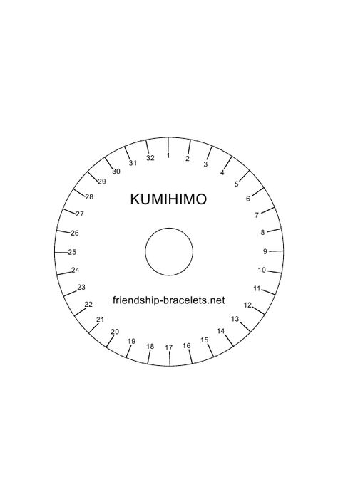 Kumohimo Friendship Bracelet Disk Template Download Printable PDF | Templateroller Small Business Plan Ideas, Wheel Bracelet, Bracelet Template, Kumihimo Disk, Small Business Plan, Templates Downloads, Card Template, Bracelet Patterns, Template Printable