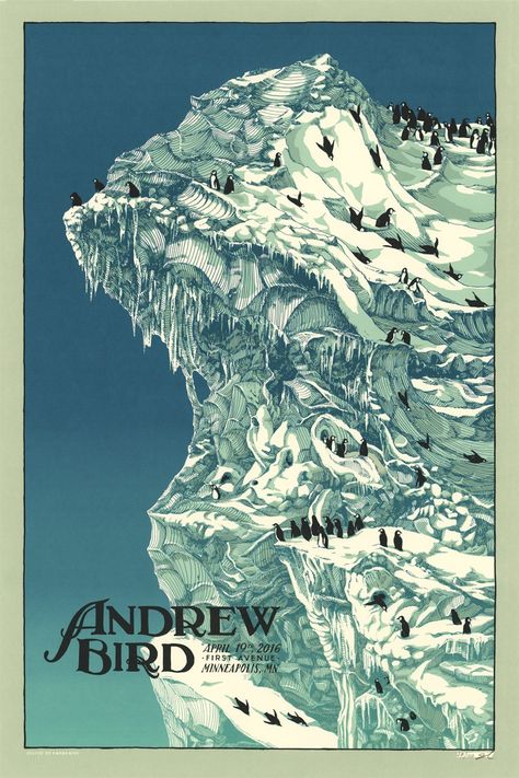 Image of Andrew Bird (Minneapolis) Story Genres, Music Concert Poster, Omg Posters, Images Of Music, Temple Poster, Music Poster Prints, Posters Album Covers, More Cowbell, Andrew Bird