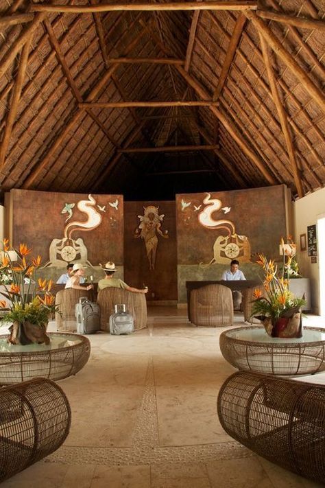 Hotel Lobby Reception, Reception Area Design, Waiting Room Design, Chic Beach House, Balinese Decor, Resort Interior, Hotel Lobby Design, Lobby Reception, Hotel Reception