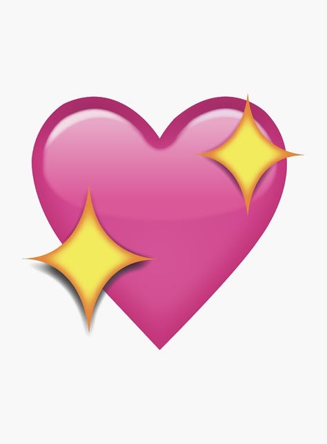 Heart Emoji Stickers, Emoji Tattoo, Pink Heart Emoji, Sparkle Emoji, Pink Stickers, Emotes Twitch, Heart Emoji, Photos For Profile Picture, Emoji Stickers