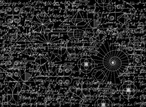 "Math IS... hard!" Math Wallpaper, Geometry Formulas, Mathematics Art, Physics Formulas, Blackboard Wall, Complex Numbers, E Mc2, Stephen Hawking, Calculus