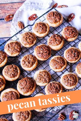 Pecan Tassies Recipe, Pecan Tassie Recipe, Sweet Pecans, Tassies Recipe, Pecan Tarts Recipe, Pecan Tassies, Mini Pie Recipes, Moms Recipes, Easter Food Appetizers