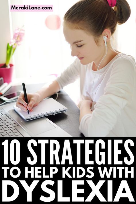 Helping Children Read: 10 Dyslexia Strategies for Kids Strategies For Dyslexic Students, Dyslexic Spelling Strategies, Dyslexic Reading Strategies Middle School, Activities For Dyslexic Students, Dyslexic Reading Strategies, School To Do List Printable, School To Do List, Dyslexic Students, Learning A Second Language