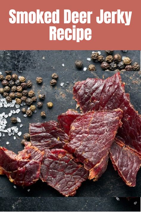 Smoked Jerky Recipes, Jerky Marinade Recipes, Sliced Sirloin, Deer Jerky Recipe, Venison Jerky Recipe, Jerkey Recipes, Deer Jerky, Smoked Jerky, Beef Jerky Recipe