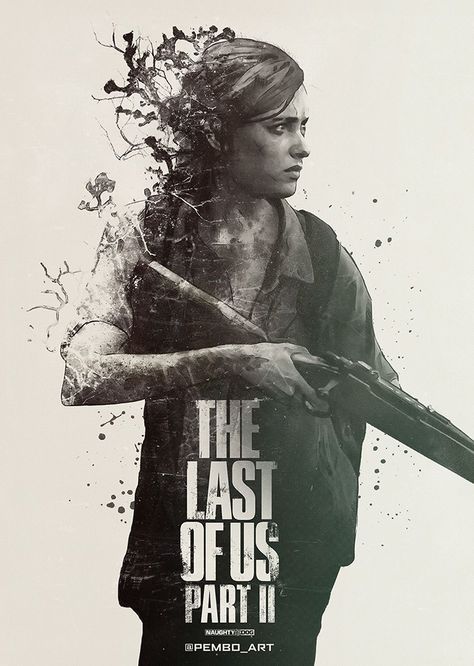 The Last of Us: Part II by Jack Pemberton - Home of the Alternative Movie Poster -AMP- The Last Of Us Part 1 Wallpaper, Tlou Art, Lost Of Us, Ellie Fanning, Witcher Wallpaper, Game Photography, Last Of Us Part 2, The Last Of Us2, Film Poster Design