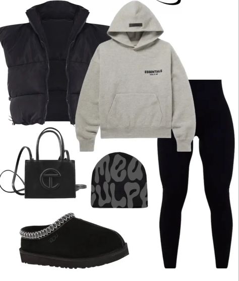 Cozy Winter School Outfits, Drip Style, Essentials Hoodie, Teen Swag Outfits, Cute Nike Outfits, Cute Lazy Outfits, Trendy Outfits For Teens, Cute Lazy Day Outfits, Casual School Outfits