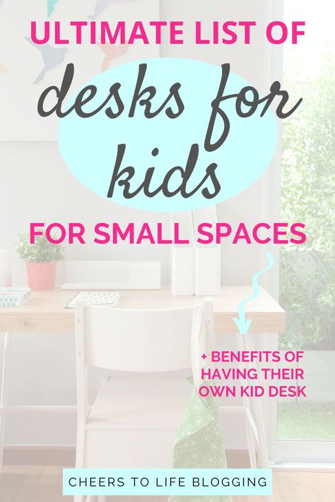 Check out these best kid desks for homeschooling and remote learning this back to school 2020 season. These homework station ideas are great for small spaces inside your home - remote learning desk | best kids desks | distance learning Homeschool Desk Ideas Work Stations, Homework Station Ideas, White Kids Desk, Kids Desk Organization, Toddler Desk, Homework Desk, Homework Area, Kids Study Desk, Kids Desks