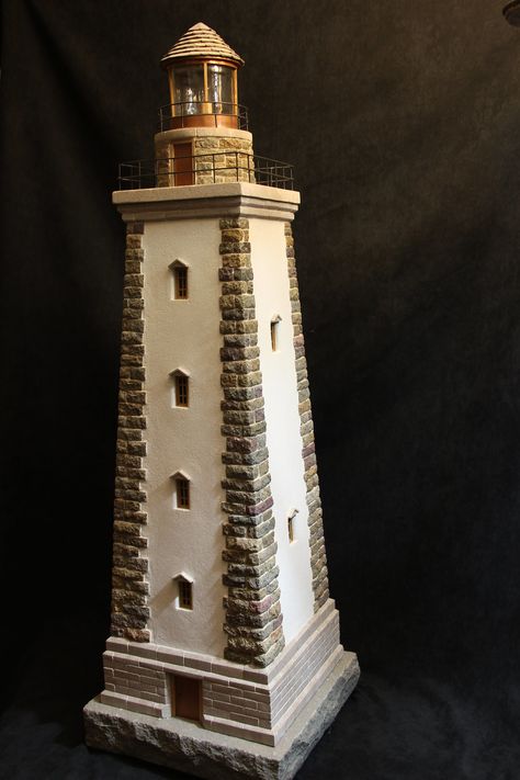 Lighthouse Woodworking Plans, Clay Pot Lighthouse, Wood Lighthouse, Lighthouse Crafts, Lighthouse Decor, Bird Houses Ideas Diy, Windmill Design, Lighthouse Pictures, Driftwood Wall Art