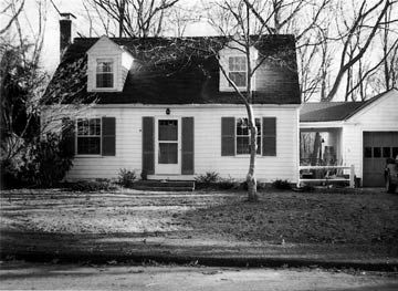 Wrap-around Front Porch gets added to this home.  Plus the garage and breezeway are popped out.  Wonder if I could do this.  Check out the after photo. Wrap Around Porches, Front Porch Remodel, Cape Cod House Exterior, Front Porch Addition, Cape Style Homes, Porch Kits, Boost Curb Appeal, Small Porch, Porch Remodel