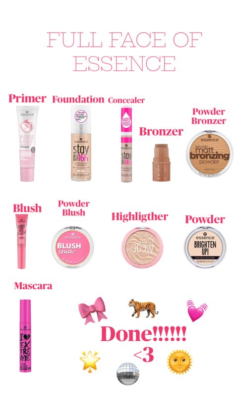 Essence Makeup, Makeup Order, Banana Powder, Simple Makeup Tips, Makeup Tut, Makeup Needs, Bronzing Powder, Full Face Makeup, Perfume Lover