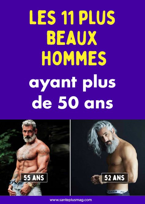 Les 11 plus beaux hommes ayant plus de 50 ans Matcha Slim, Hair Cut, Matcha, Hair Makeup, Gym, Yoga, Memes, Hair