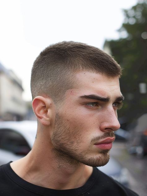 Exploring 34 Dynamic Haircut for Men Fade Undercut Styles for All Hair Lengths Haircut For Men Fade, Gents Hairstyles, All Eye Colors, Crew Cut Haircut, Fade Undercut, Guy Face, French Crop, Low Skin Fade, Buzz Cut Hairstyles