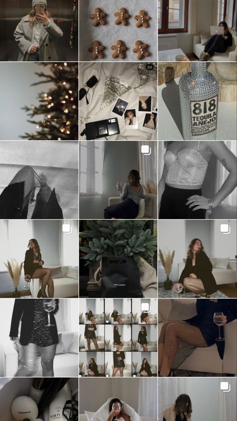 Winter Feed Instagram, Christmas Feed Instagram, Christmas Instagram Feed, Winter Instagram Feed, Instagram Feed Goals, New Year Post, Instagram Feed Planner, Feed Goals, Instagram Feed Layout