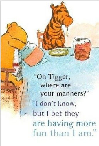 One reason why Tigger has forever and always been my favorite. <3 Tigger Quotes, Thumper Quotes Disney, Aa Milne Quotes, Tigger Sayings, The Tigger Movie, Tao Of Pooh, Winnie The Pooh Memes, Bear Quote, Winnie The Pooh Quotes