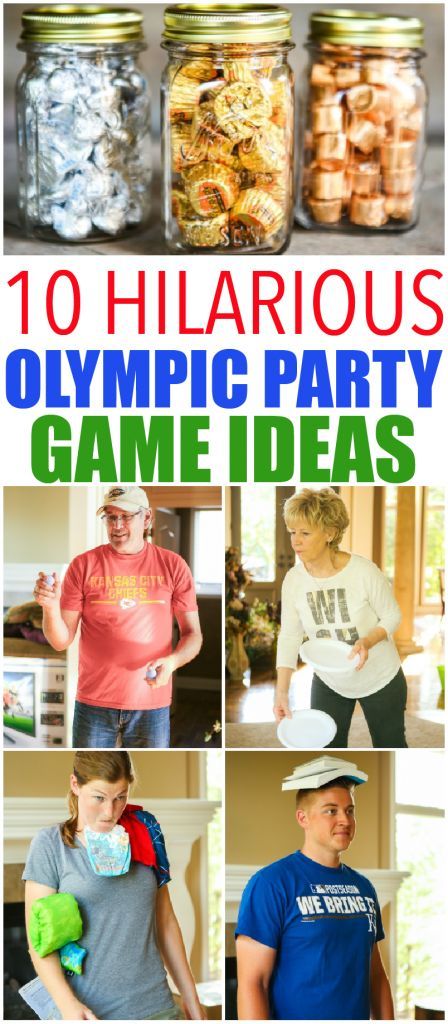 10 hilarious Olympics party games that are perfect for getting ready for the 2016 summer games in Rio! Fun for kids, for teens, and even for adults! Tons of simple minute to win it style activities that use things around the house. And for your winners? Chocolate Olympic medals! I can’t wait to try the household triathlon. Olympic Party Games, Olympic Games For Kids, Party Game Ideas, Olympic Party, Reunion Games, Minute To Win, Family Reunion Games, Youth Games, Youth Group Games