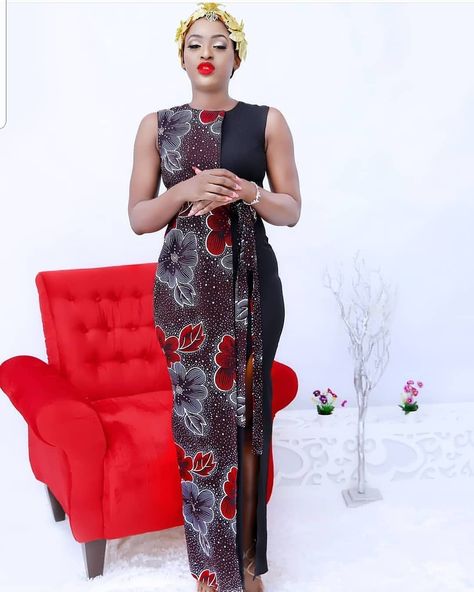 chinonsoarubayi Dress from @nikikay_couture #ankarazon Long Ankara Gowns, Latest Ankara Long Gown Styles, Long Gown Styles, Tiffany Dress, Ankara Styles For Women, Tiffany Dresses, Ankara Long Gown, Beautiful Ankara Styles, Ankara Long Gown Styles