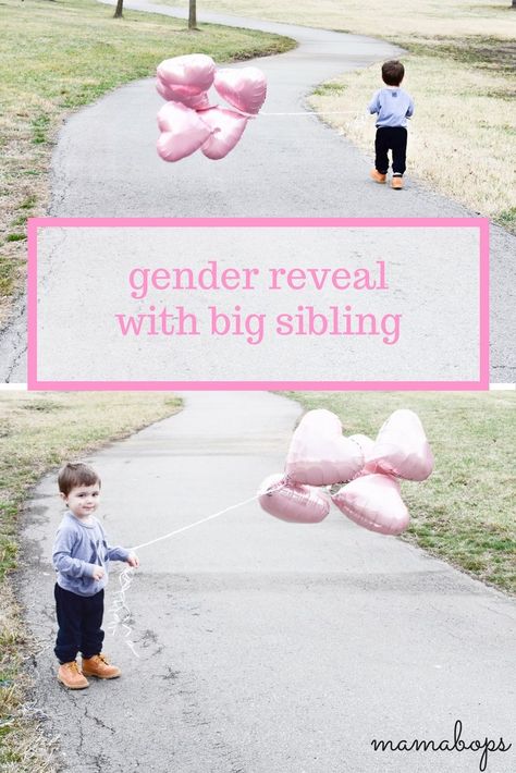 Second Baby Gender Reveal with Big Sibling . this post was linked to the first #allformamas link party at Blendedlifehappywife.com Second Baby Gender Reveal, Sibling Gender Reveal, Simple Gender Reveal, Intentional Motherhood, Creative Gender Reveals, Gender Reveal Announcement, Gender Announcements, Baby Number 2, Gender Reveal Ideas