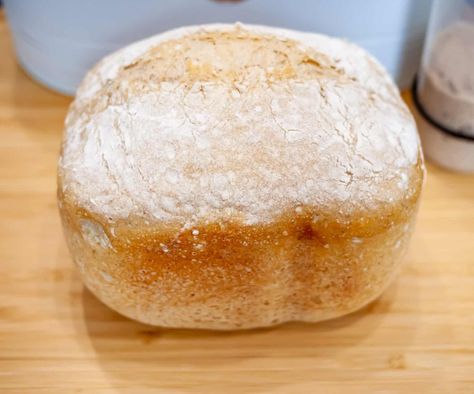 Bread machine sourdough bread recipe - My Greek Dish Bread Machine Sourdough Bread, Bread Machine Sourdough, Breadmaker Bread, Sourdough Bread Machine, My Greek Dish, Zojirushi Bread Machine, Gluten Free Bread Machine, Baking Basket, Making Sourdough Bread