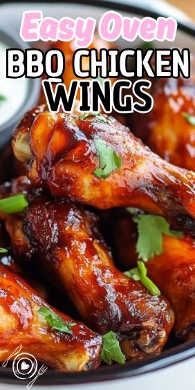 Get ready to indulge in these finger-licking Easy Oven BBQ Chicken Wings! Perfectly crispy on the outside, juicy on the inside, and smothered in a tangy barbecue sauce, these wings… Bbq Wings In Oven, Easy Bbq Wings, Wings Recipe Oven, Chicken Wings Recipe Oven, Oven Barbecue Chicken, Bbq Wings Recipe, Oven Bbq Chicken, Bbq Chicken Wings Recipe, Oven Chicken Wings