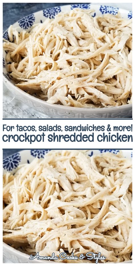 How To Shred Chicken In Crockpot, Cooking Chicken In Crockpot To Shred, Perfect Shredded Chicken, Crock Pot Chicken For Salads, Crockpot Shredded Chicken From Frozen, Plain Shredded Chicken Crockpot, Shredded Chicken In Slow Cooker, Chicken In Crockpot Healthy, Chicken Salad In Crockpot