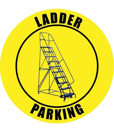 Ladders are crucial tools to any worksite or facility—they improve workers’ ability to reach places they normally couldn’t, and, when used correctly, ladders let workers do this safely. Ladder safety signs help remind workers to put safety first and to return ladders to the correct place. Since the Set in Order step in the 5S program puts an emphasis on organization, using visual cues to instruct workers where to store tools is essential to an efficient, productive workplace. Workplace Safety Slogans, Warehouse Ideas, Warehouse Layout, Ladder Safety, Safety Slogans, Visual Management, Make Your Own Sign, Industrial Floor, Construction Safety