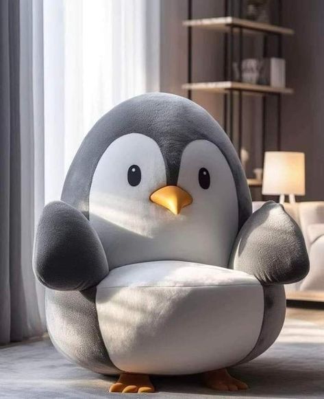 Penguin Room, Baby Sofa, Chevy Traverse, Cama Pet, Unique Furniture Design, Cute Cartoon Images, Cute Home Decor, Room Makeover Bedroom, Baby Furniture