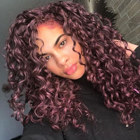 #teamnatural #kinkycurly #kinkyhair #naturalhair 😈 Hair Colour For Dark Skin, Dark Brown Natural Hair, Curly Hair Dyed, Brown Natural Hair, Hair Color For Dark Skin Tone, Blonde Highlights Curly Hair, Hair Color For Dark Skin, Highlights Curly, Highlights Curly Hair